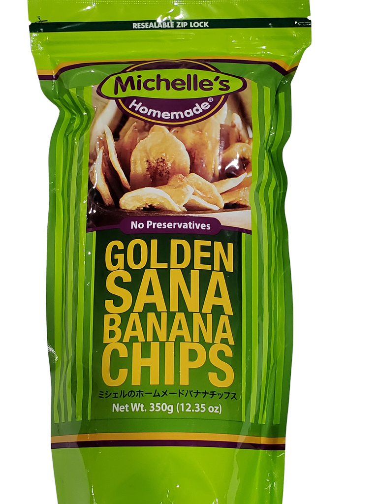 Michelle's Golden Sana Banana Chips 12.35oz