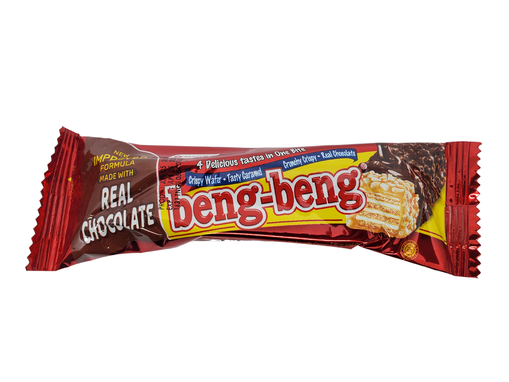 Mayora Beng-Beng Chocolate and Caramel Filled Wafer 26.5g