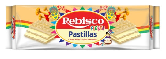 Rebisco Fiesta Pastillas Cream-Filled Cracker Sandwich