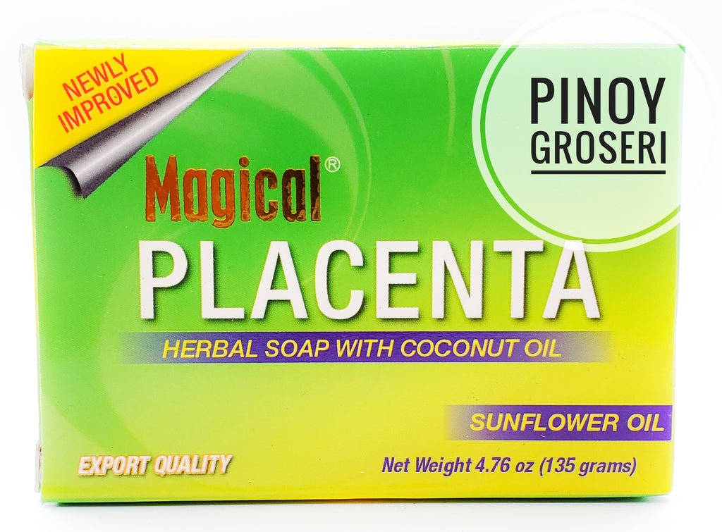 Magical Placenta Herbal Soap with Coconut-Sunflower Oil 135 grams