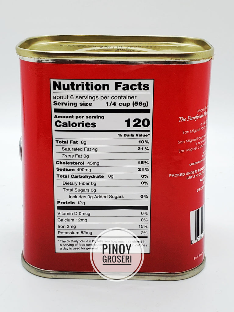 San Miguel Purefoods Corned Beef SPICY (RED TRAPEZOID) 12oz (340g)