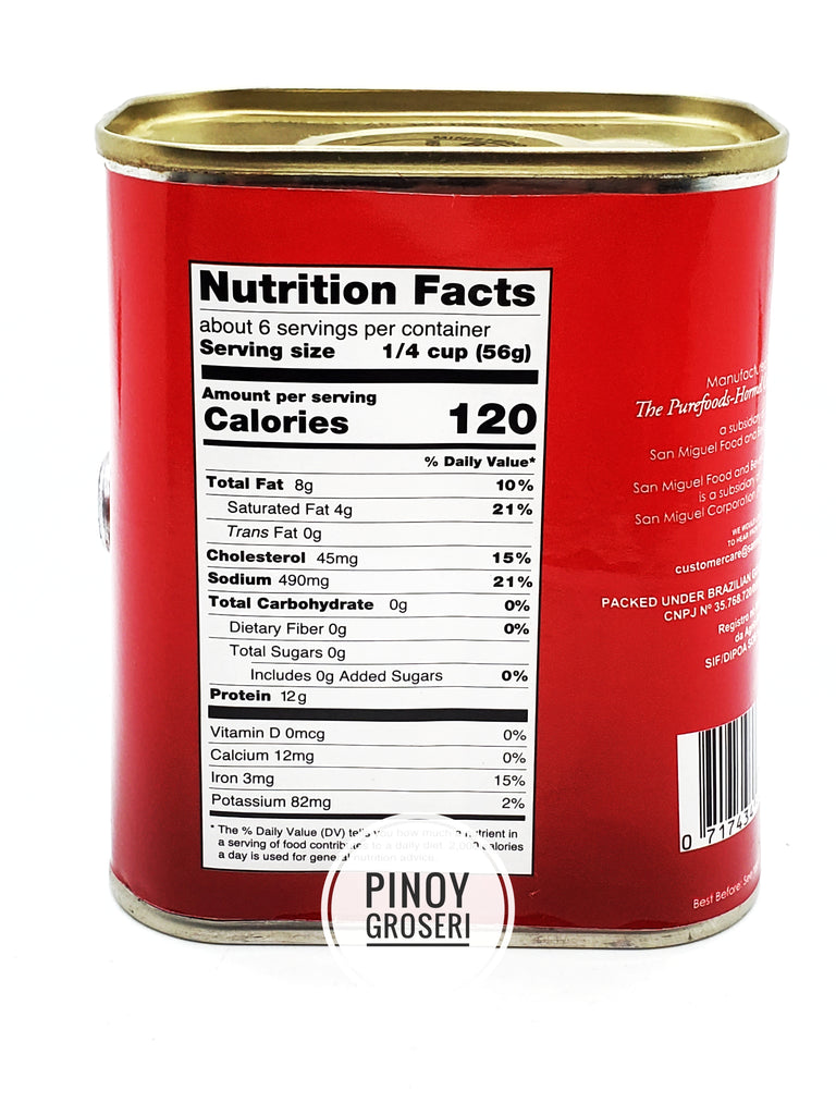 San Miguel Purefoods Corned Beef REGULAR (RED TRAPEZOID) 12oz (340g)