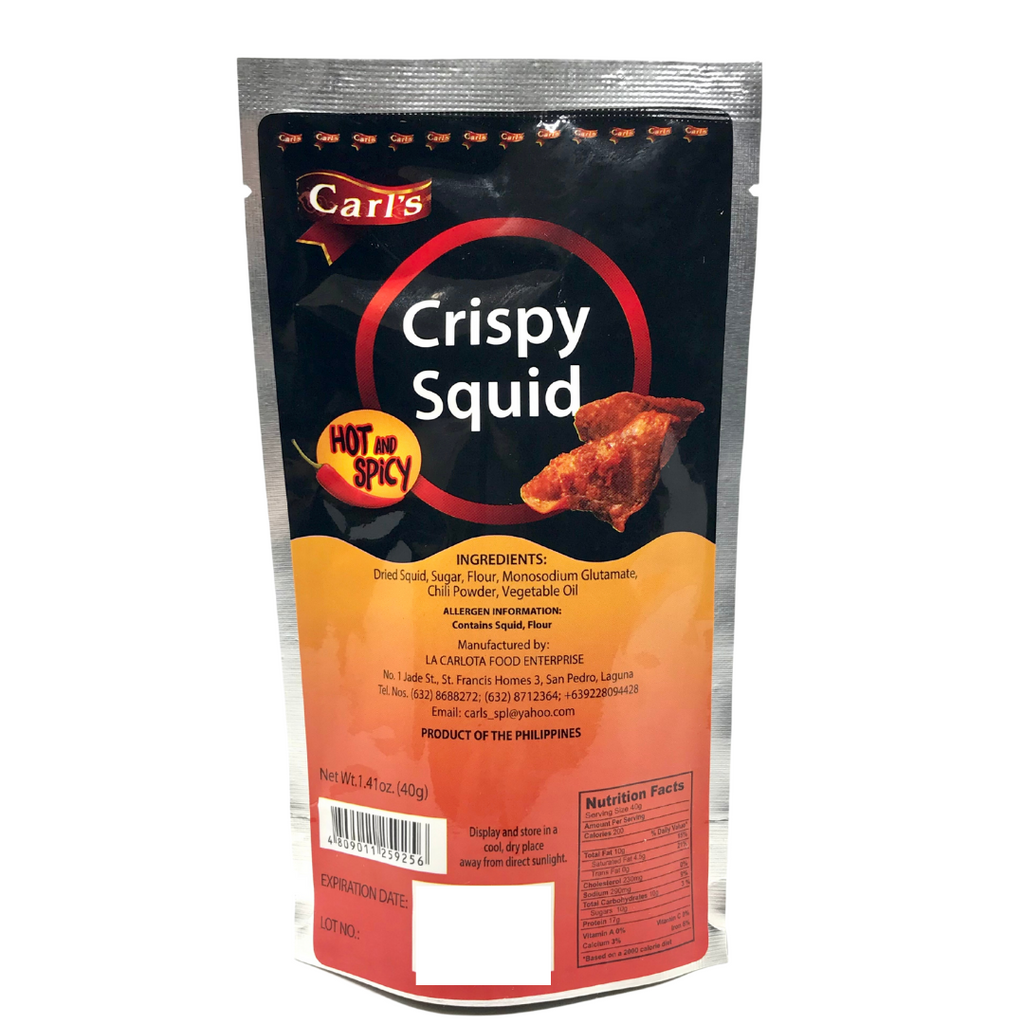 Carl's Crispy Squid Hot & Spicy 1.41oz (40g)