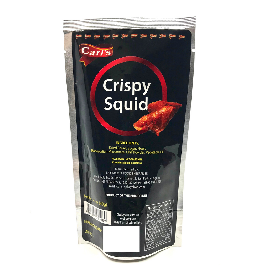 Carl's Crispy Squid Orig 40g