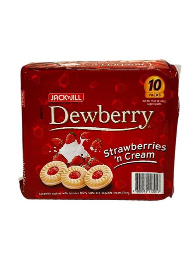 Jack and Jill Dewberry Strawberries n Cream 10x33g