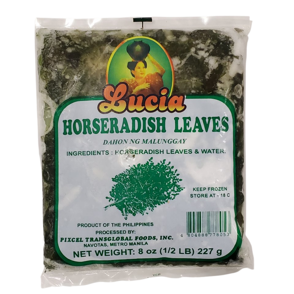 Lucia Frozen Horseradish Leaves (Dahon ng Malunggay) 8oz (227g)