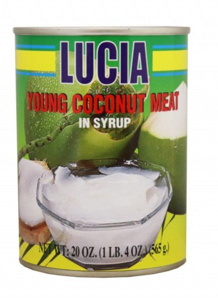 Lucia Young Coconut Pulp in Syrup 20oz