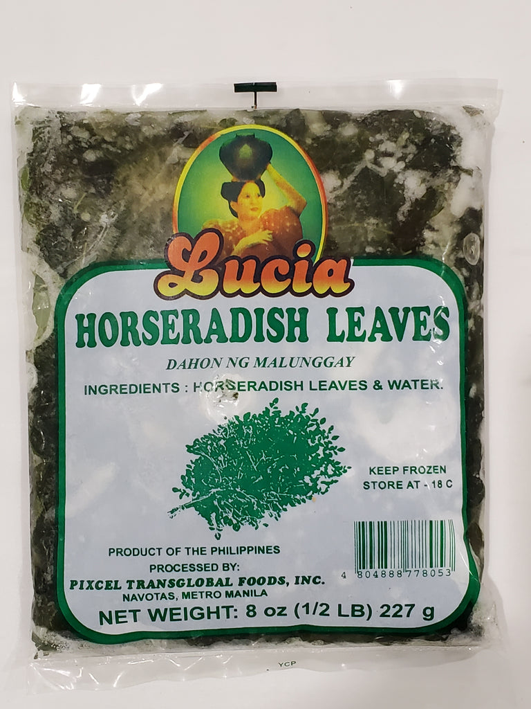 Lucia Frozen Horseradish Leaves (Dahon ng Malunggay) 8oz (227g)