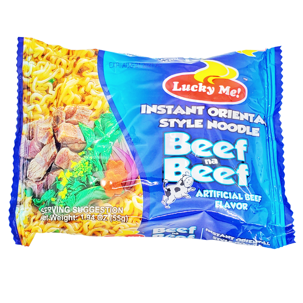 Lucky Me Instant Noodle Soup BEEF (Pouch) 1.94oz (55g)