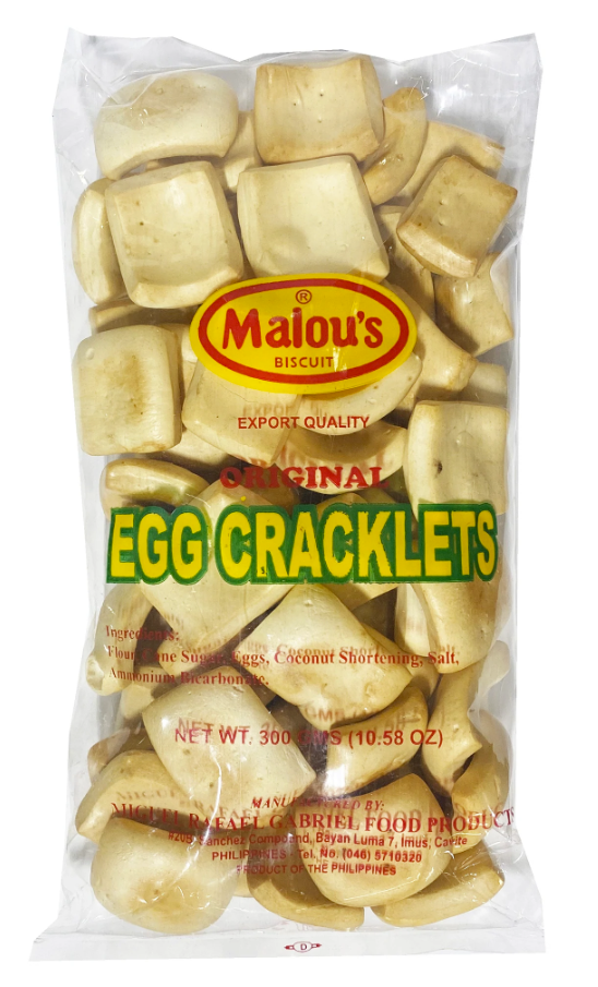 Malou's Egg Cracklet 10.58oz (300g)