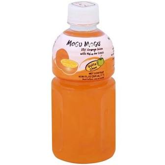 Mogu Mogu Orange Juice with Nata 10.82oz (320ml)