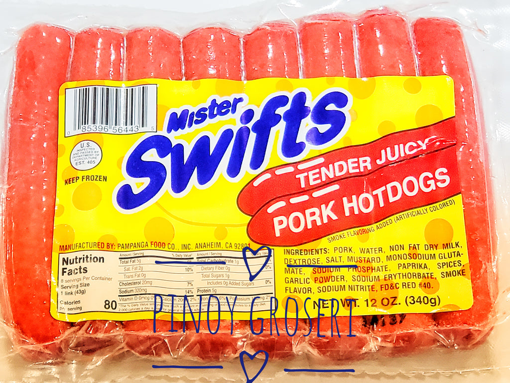 Mister SWIFT Tender Juicy Hotdog (REGULAR) 12oz (340g)