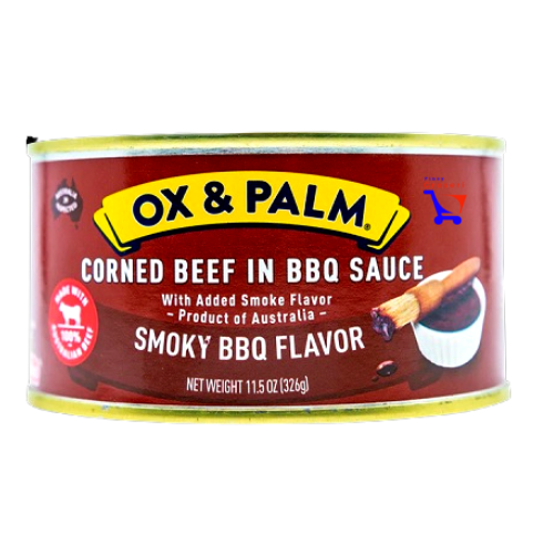 OX & PALM Corned Beef Smoky BBQ 11.5oz (326g)
