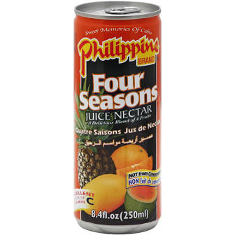 Philippine Brand Four Season Juice Nectar 8.4oz (250mL)
