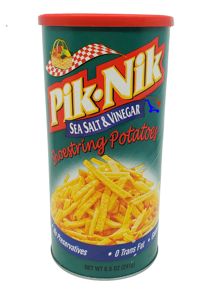 Pik-Nik Shoe String Potatoes Sea Salt & Vinegar 8.5oz (Big)