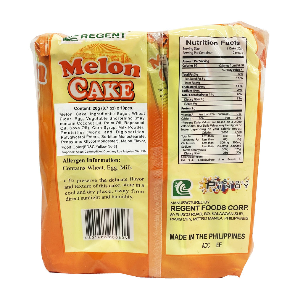 Regent MELON Cake 10pcs x 0.7oz