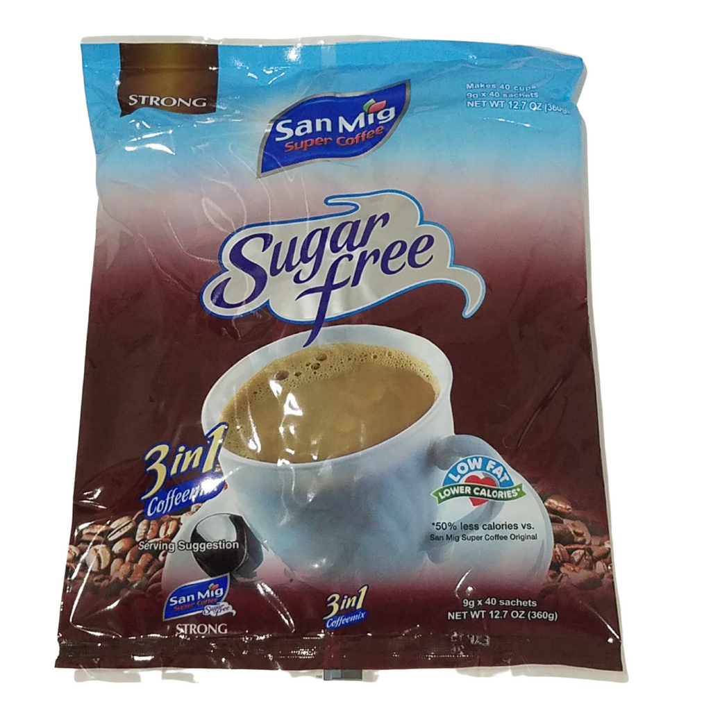 San Mig Coffee Sugar Free 3-in-1 (STRONG) 9gx40