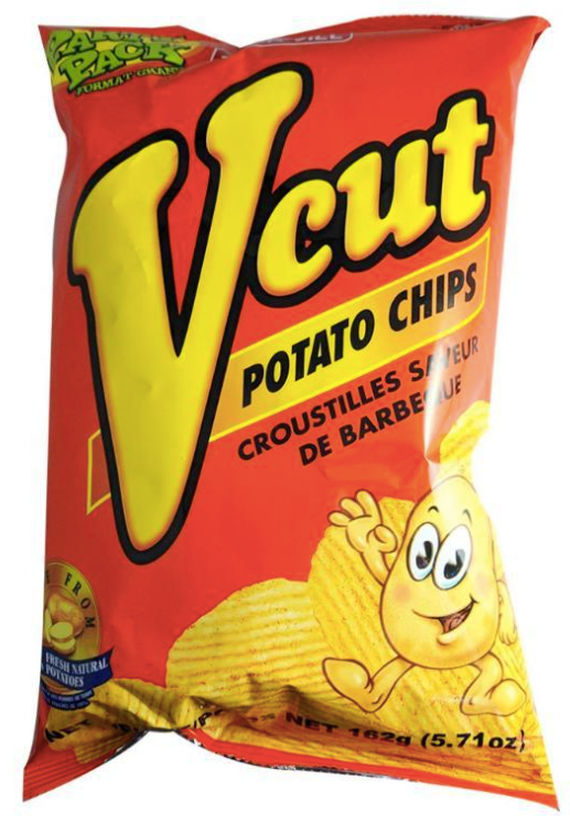 Jack and Jill Vcut Potato Chips Barbeque (Party Pack) 5.46oz (155g)
