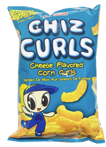Jack and Jill Chiz Curls Cheese Flavor (PARTY PACK) 4.23oz (120g)