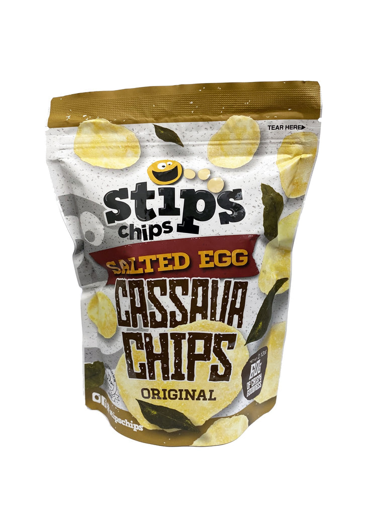Stips Salted Egg Cassava Chips ORIGINAL 60g (Small)
