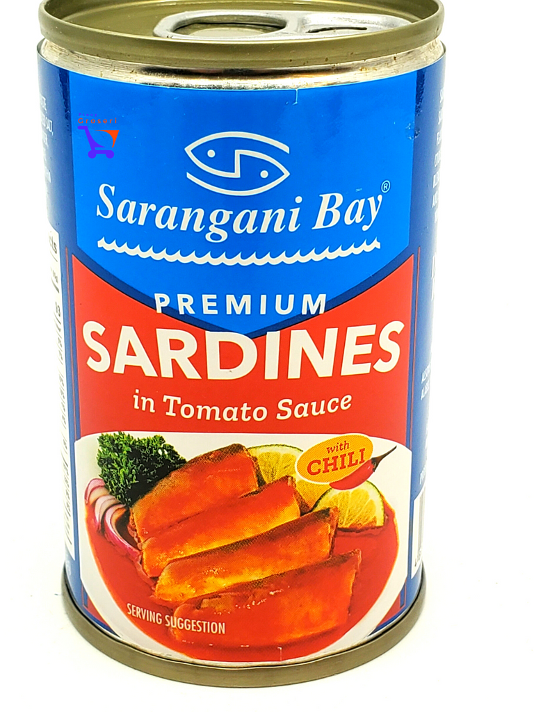Sarangani Bay Premium Sardines (with CHILI) in Tomato Sauce 5.47oz (155g)