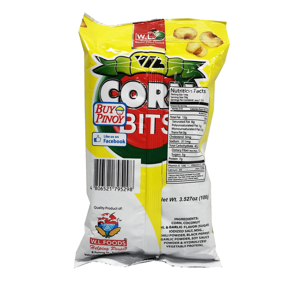 W.L. Corn Bits Corn Snack Original 3.53oz (100g)