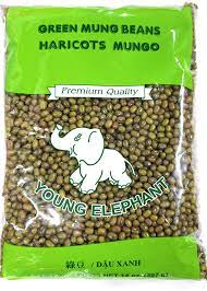 Young Elephant Green Mung Beans (Mungo) 14oz