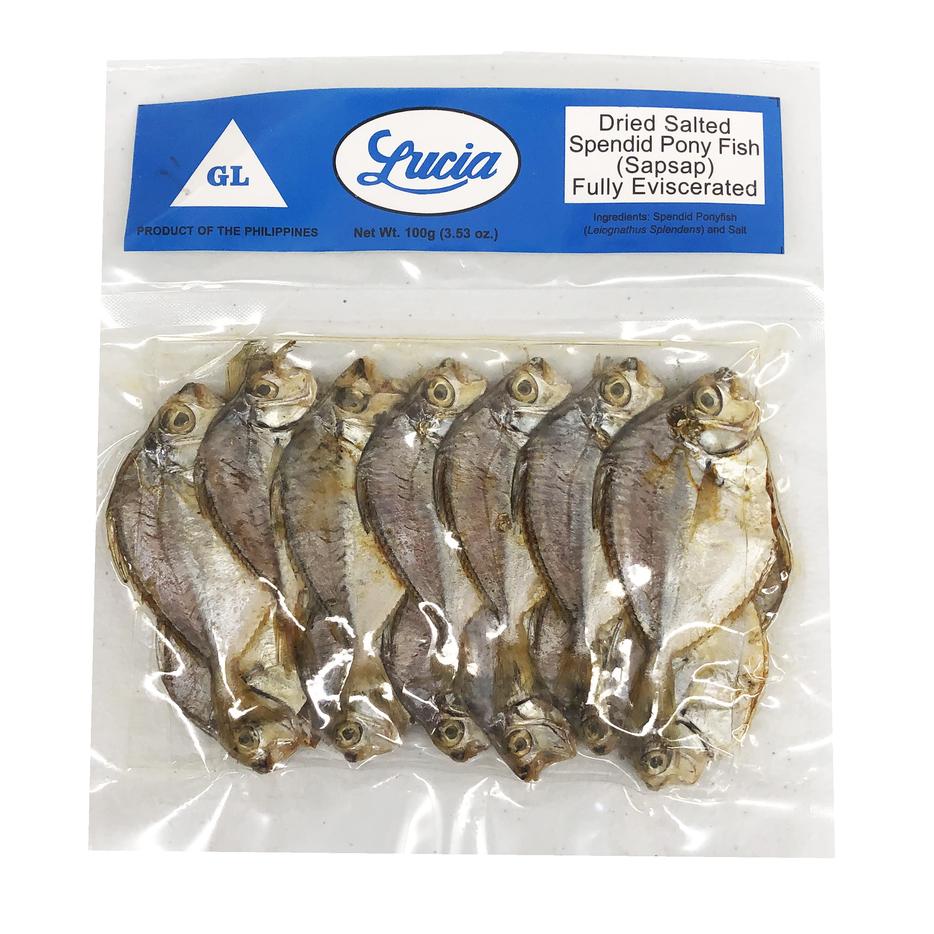 Lucia Dried Salted Ponyfish (SAPSAP) 3.52oz